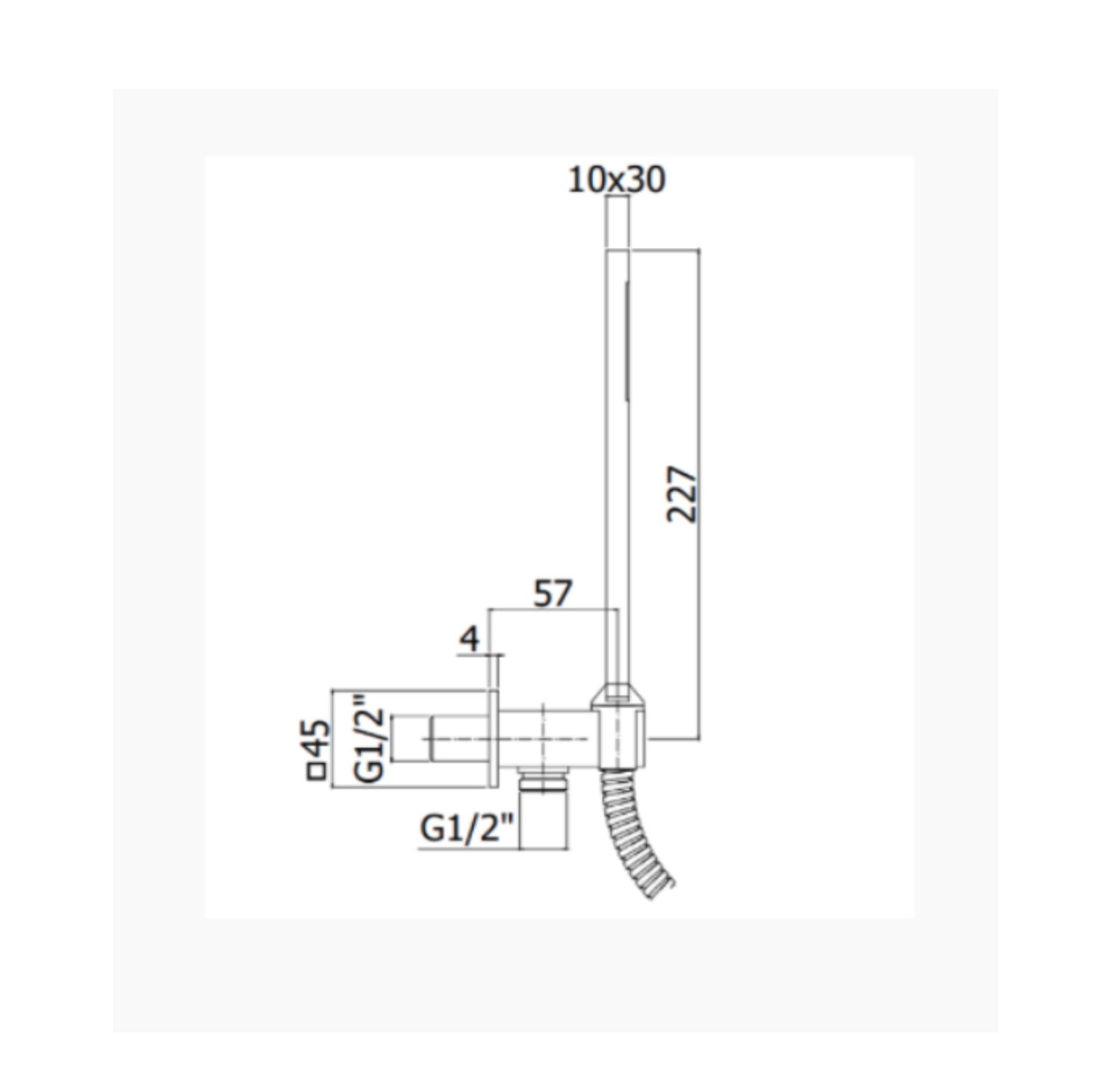 Set soffione doccia con braccio tondo e miscelatore con set doccia quadro in nero opaco Paffoni