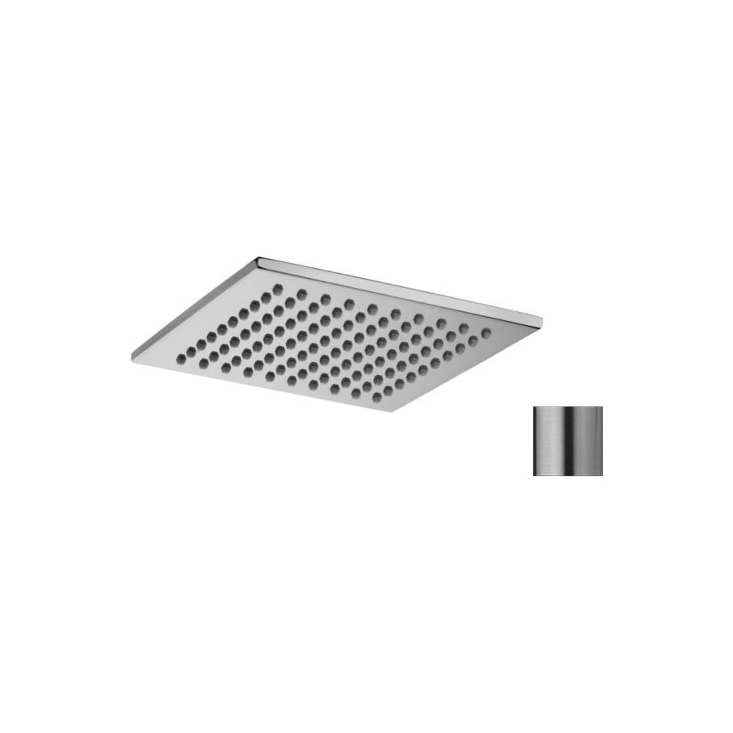Set Soffione doccia Level e doccia tonda con miscelatore termostato e set duplex doccia in acciaio spazzolato Paffoni