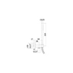 Set Soffione doccia Level e doccia tonda con miscelatore termostato e set duplex doccia in acciaio spazzolato Paffoni