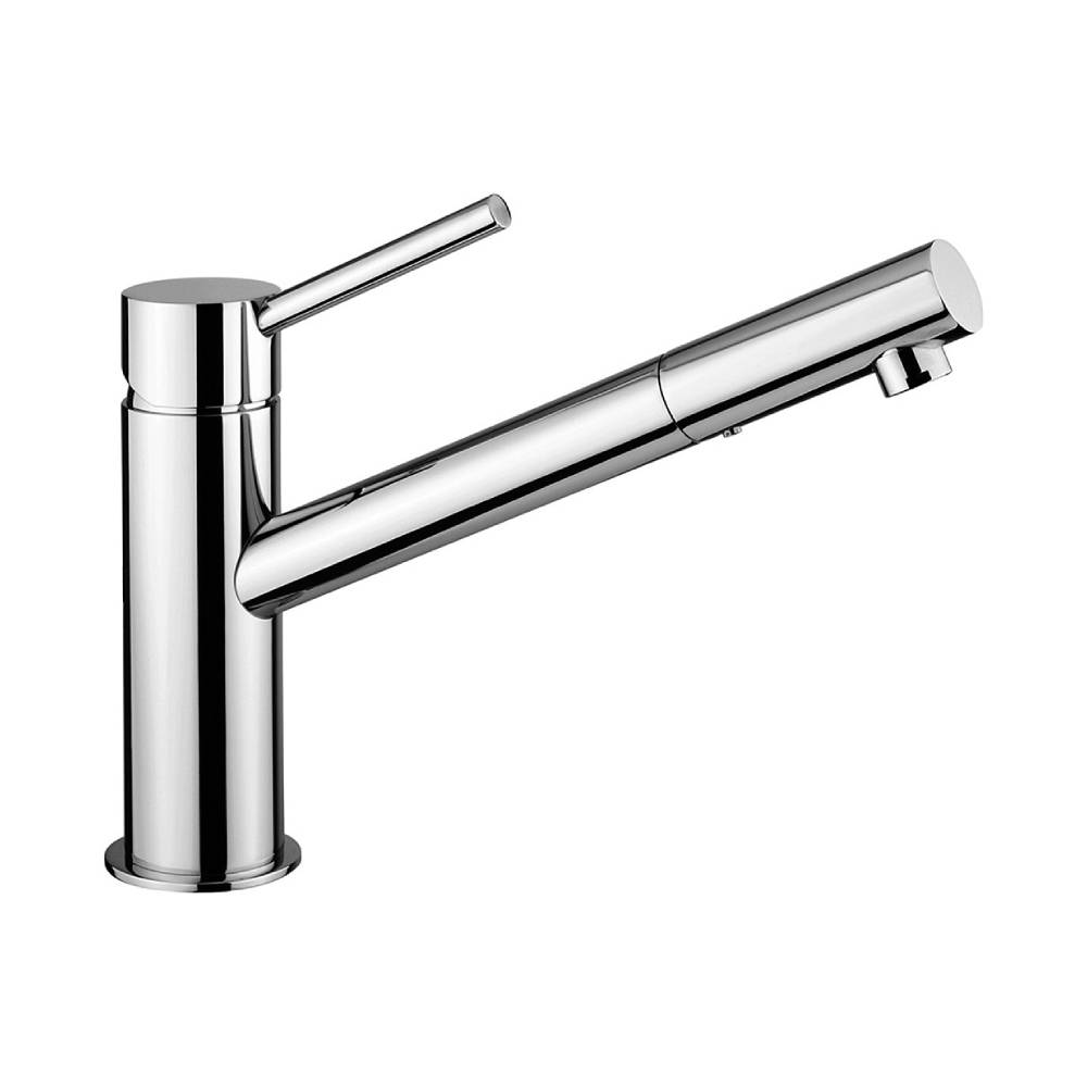 Miscelatore lavabo prolungato monocomando senza Scarico serie Birillo modello BI081CR cromato Paffoni