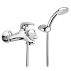 Miscelatore vasca/doccia con supporto a muro snodato Smart serie Duemila Paffoni - Cromato