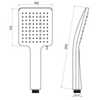 Doccia idromassaggio Level anticalcare abs con 6 funzioni