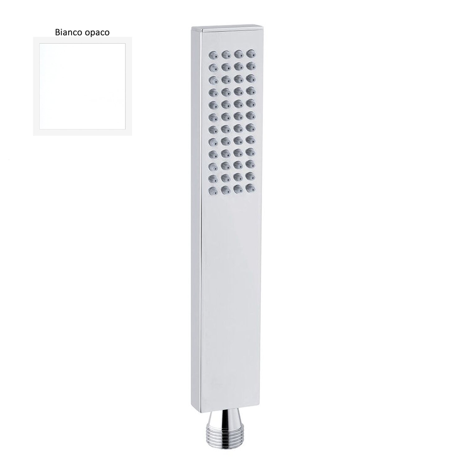 Doccia Master monogetto in ottone anticalcare bianco