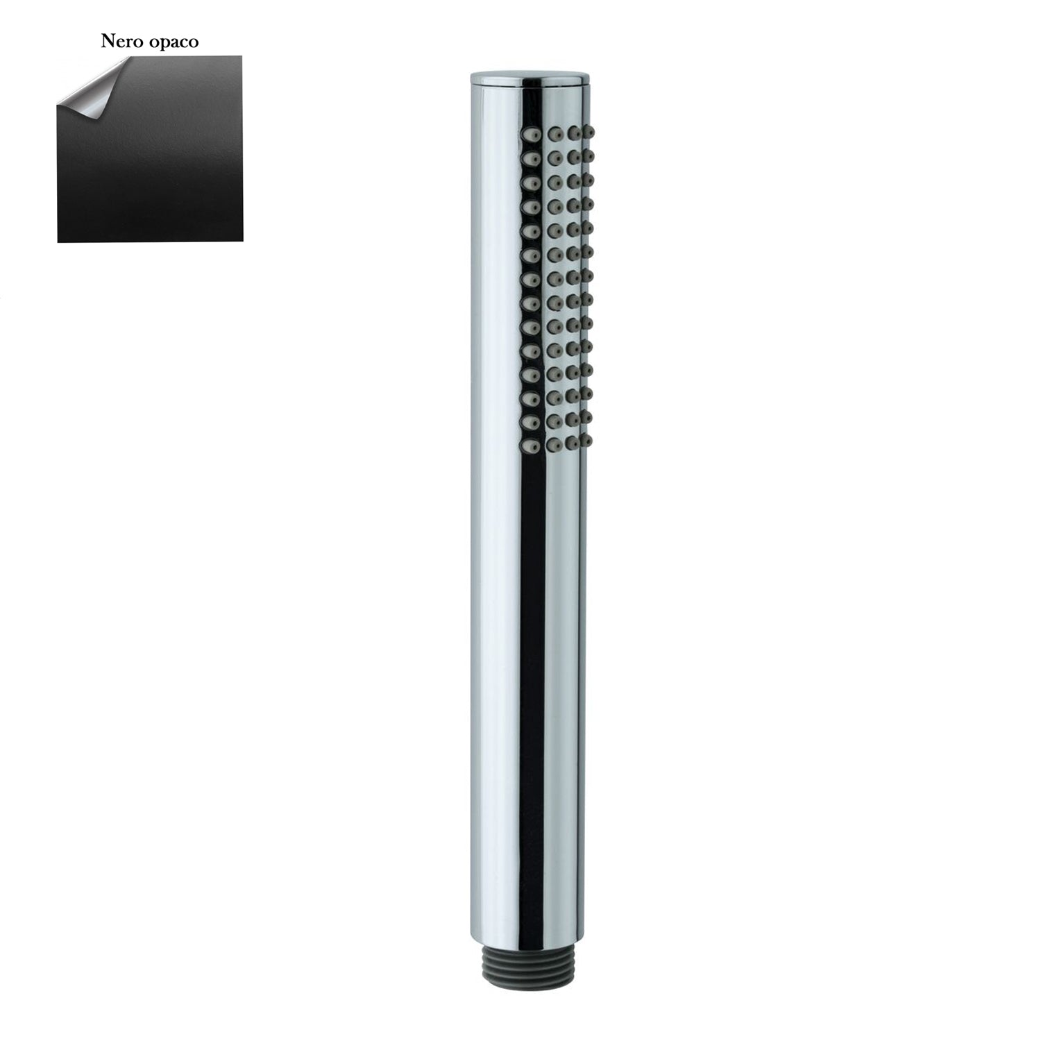 Doccia Ministar monogetto in abs anticalcare nera