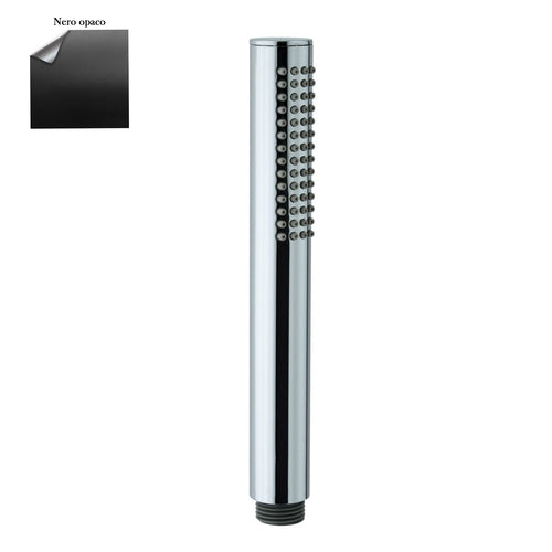 Doccia Ministar monogetto in abs anticalcare nera