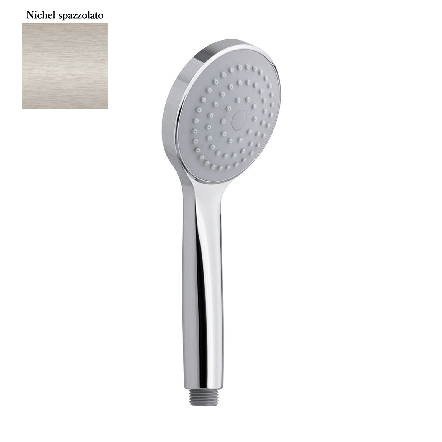 Doccia Alisso monogetto in abs anticalcare nichel