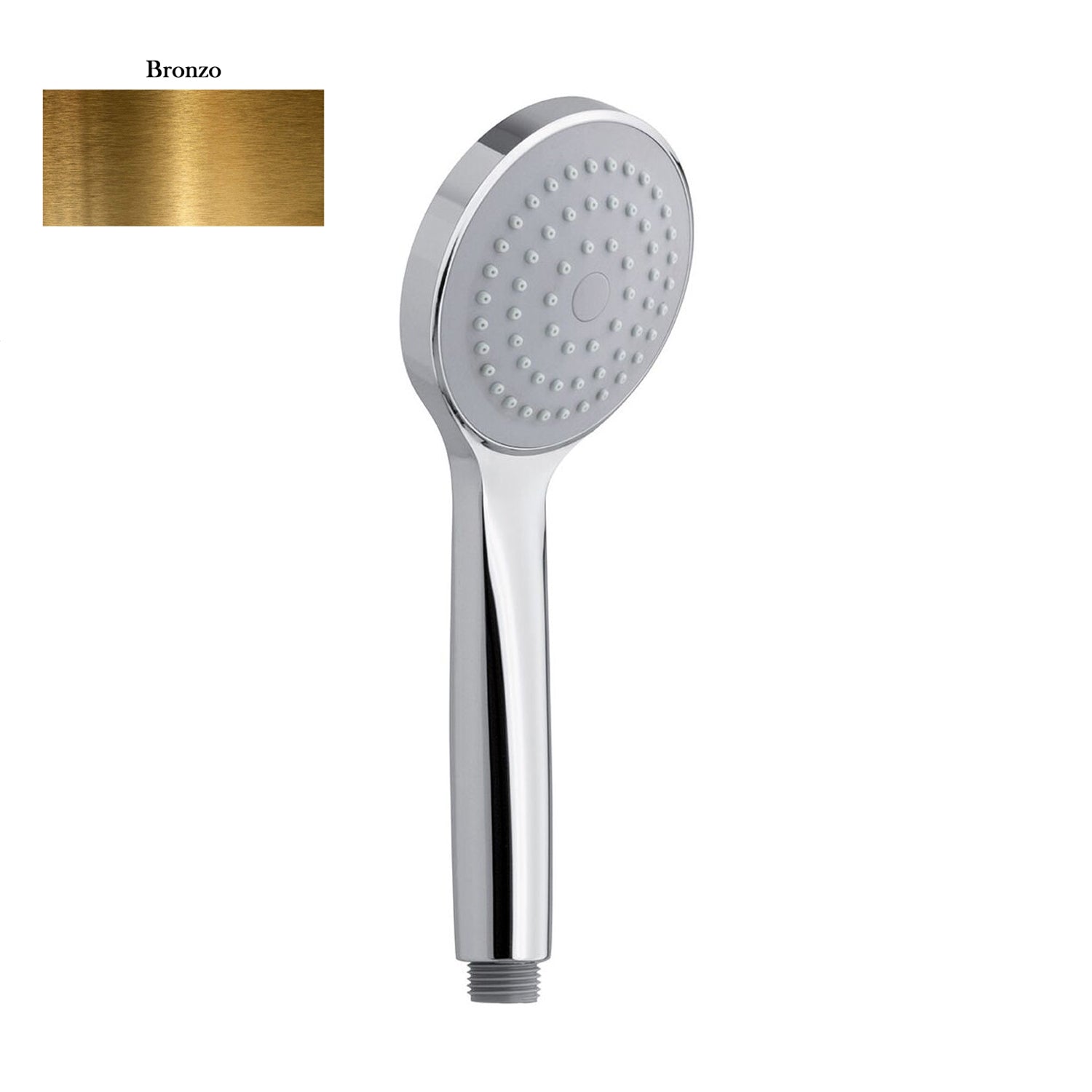 Doccia Alisso monogetto in abs anticalcare bronzo