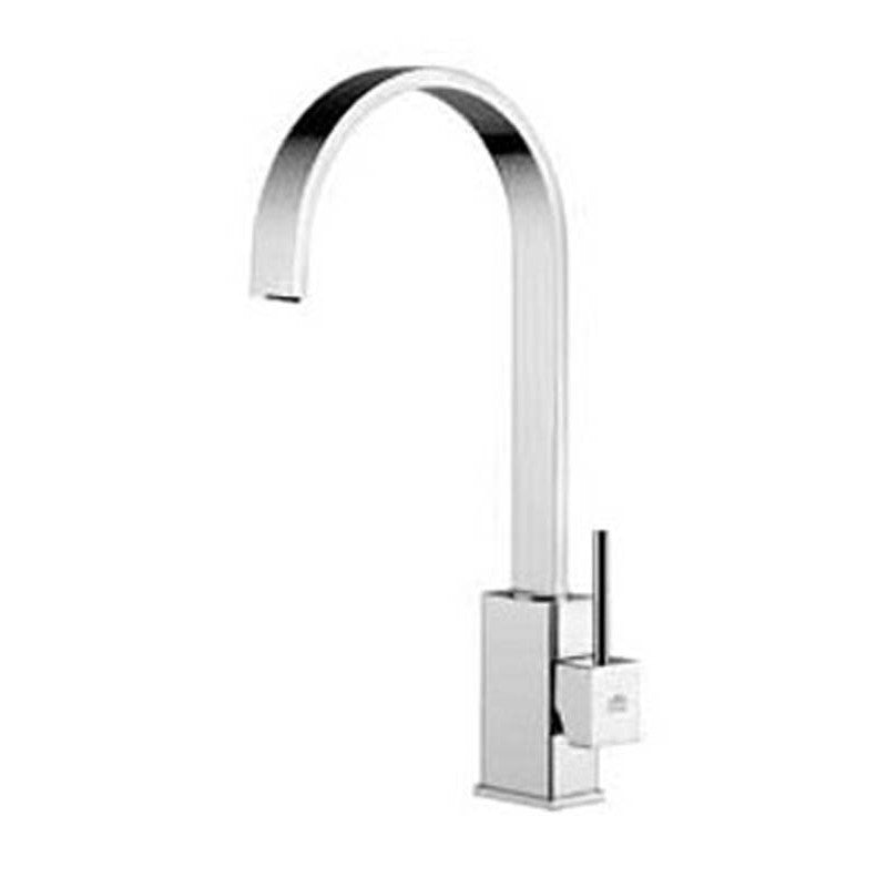 Miscelatore lavello Paffoni Level con canna piatta