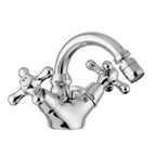 Rubinetto monoforo bidet con scarico serie Iris modello IRV137CR cromato Paffoni