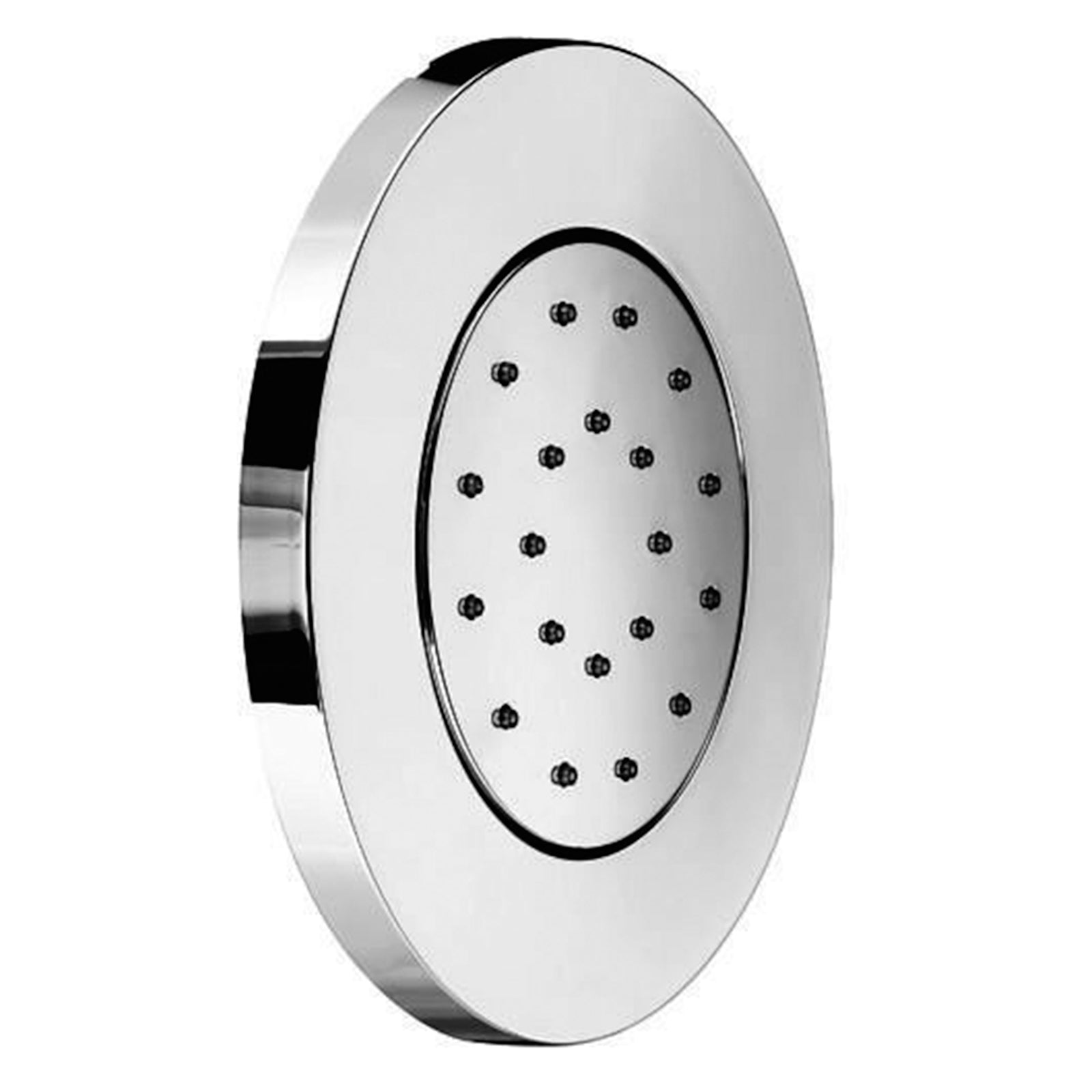 Soffione doccia tondo Paffoni in ABS anticalcare cromato diametro 130 mm