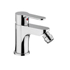 Miscelatore bidet Paffoni Blu ottone cromo lucido completo di piletta di scarico