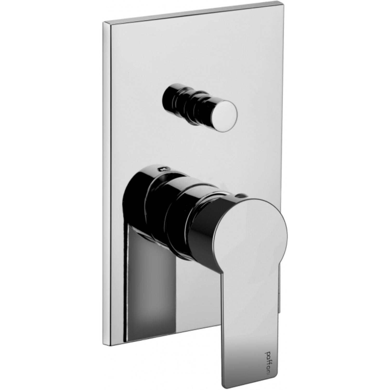 Set soffione doccia quadrato e braccio doccia quadrato con miscelatore incasso tango e set duplex doccia Cromo Paffoni