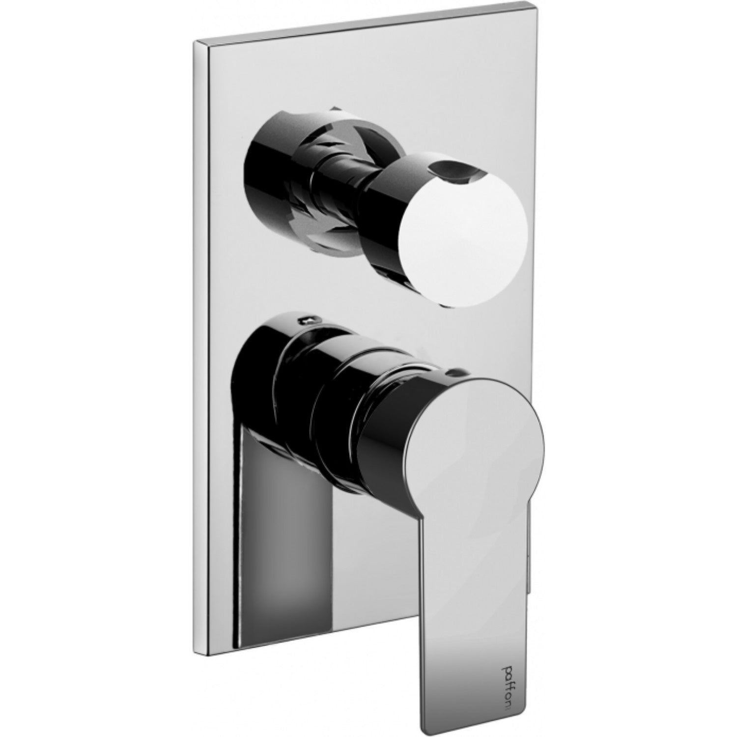 Set soffione doccia quadrato e braccio doccia quadrato con miscelatore incasso tango e set duplex doccia Cromo Paffoni