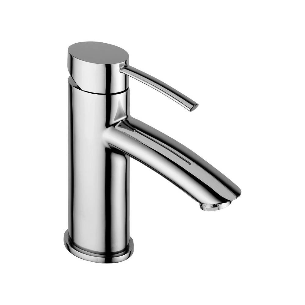 Miscelatore lavabo ellittico monocomando senza scarico serie Berry modello BR071CR cromato Paffoni