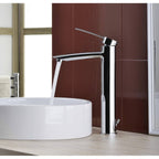 Miscelatore lavabo prolungato con scarico serie Berry modello BR085CR cromato Paffoni