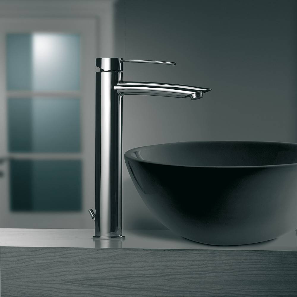 Miscelatore lavabo prolungato con scarico serie Berry modello BR085CR cromato Paffoni