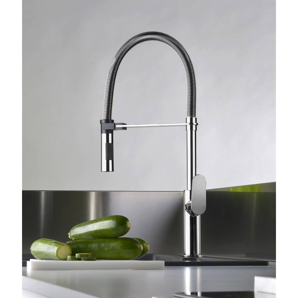 Miscelatore cucina professionale monoforo serie Candy modello CA179CR cromato Paffoni