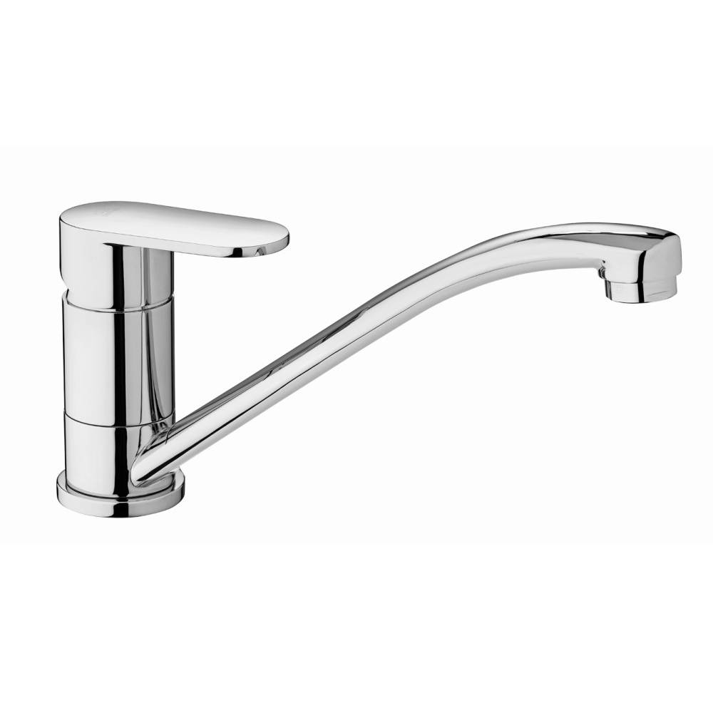 Miscelatore lavello monoforo con canna bassa orientabile serie Candy modello CA182TCR cromato Paffoni