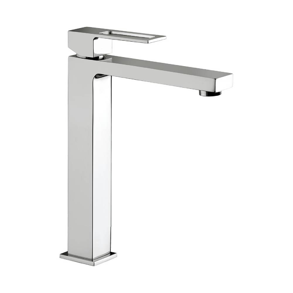 Miscelatore lavabo prolungato con scarico clic clac serie Effe modello EF081KCR cromato Paffoni