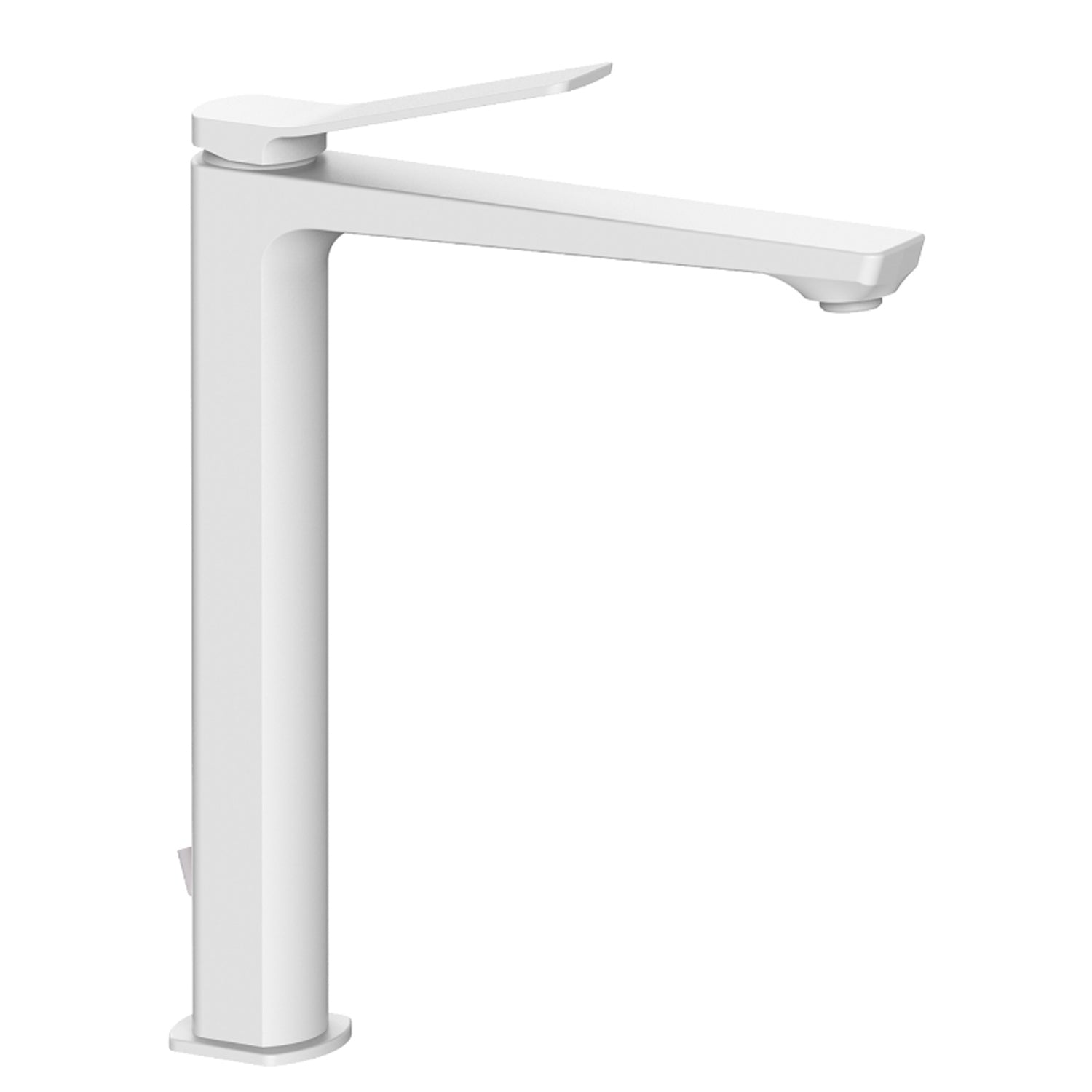 Miscelatore alto lavabo con scarico automatico Paffoni Tilt Bianco Opaco