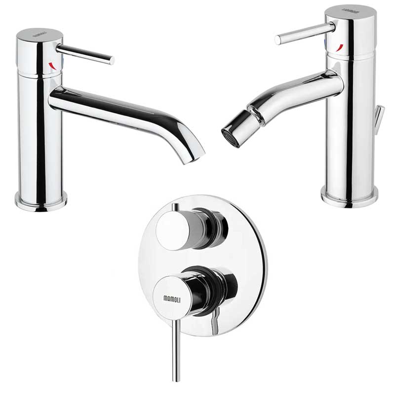 Set di Rubinetti Doccia con Deviatore