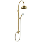 Colonna doccia oro orientabile con soffione Lord