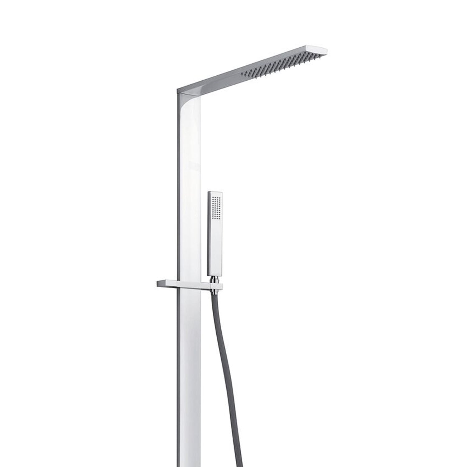Colonna doccia rettangolare in ottone