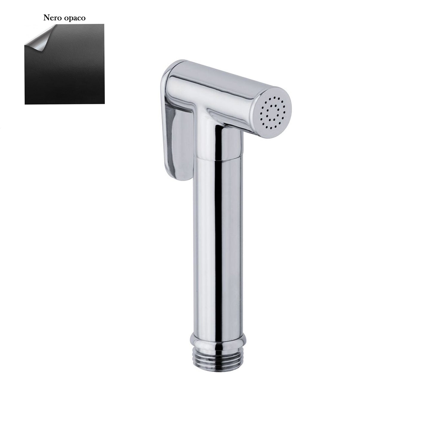 Doccia shut off Reflex in ottone attacco 1/2M nero opaco