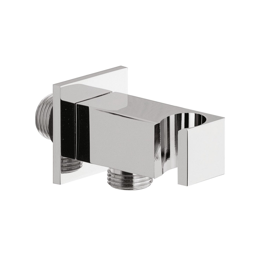 Supporto doccia fisso in ottone serie Glamour con innesto conico