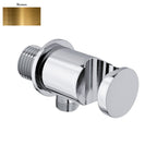 Supporto doccia fisso in ottone serie Arte con innesto conico bronzo