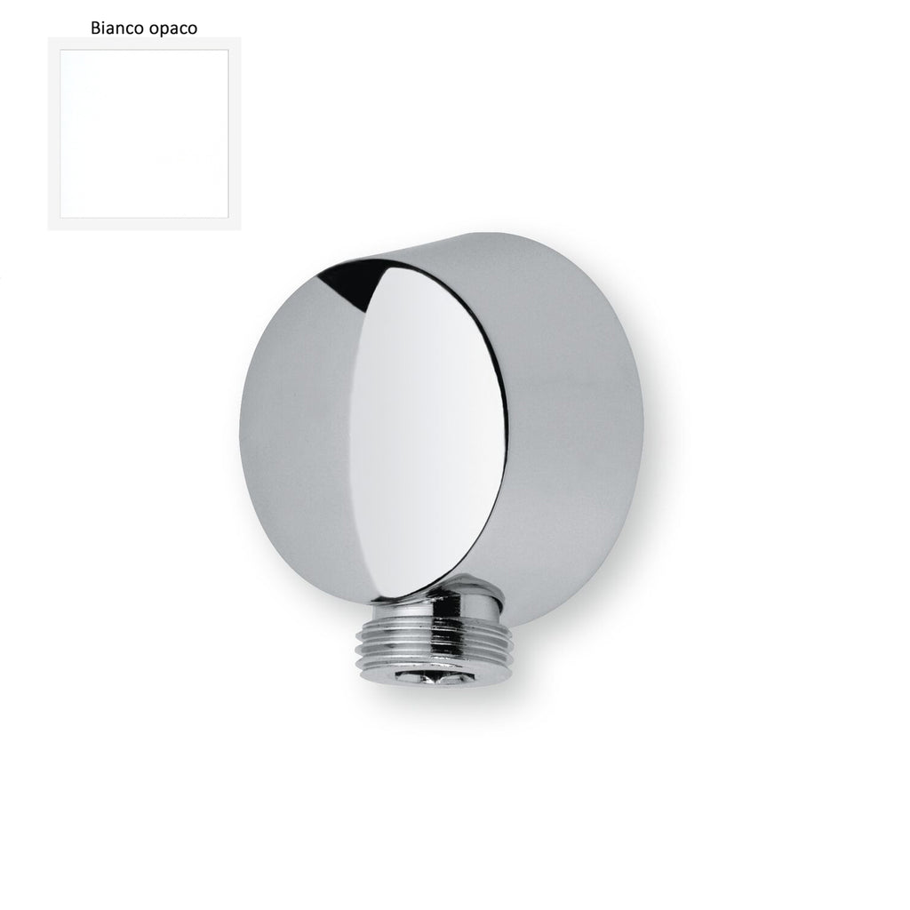 Presa acqua in ottone modello tondo attacco 1/2MM bianco