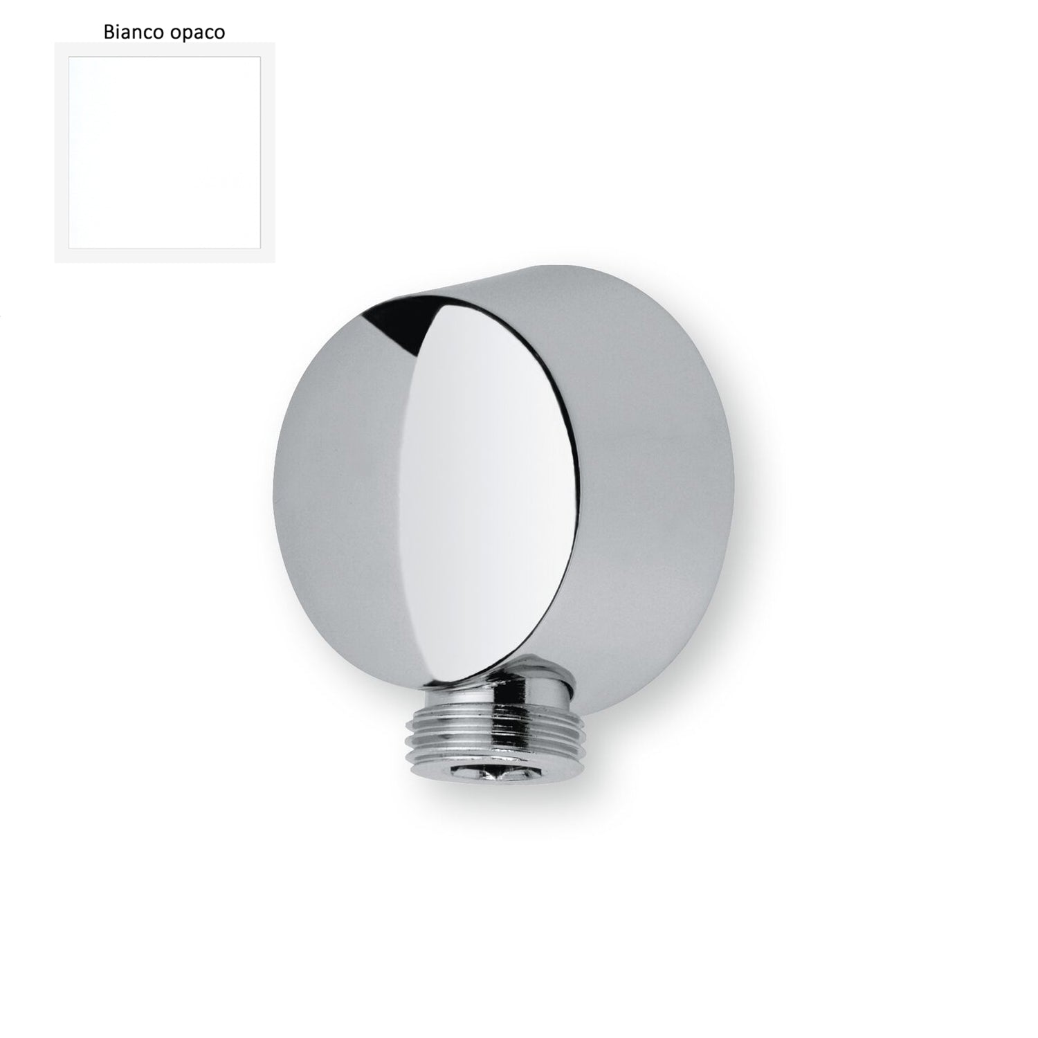 Presa acqua in ottone modello tondo attacco 1/2MM bianco