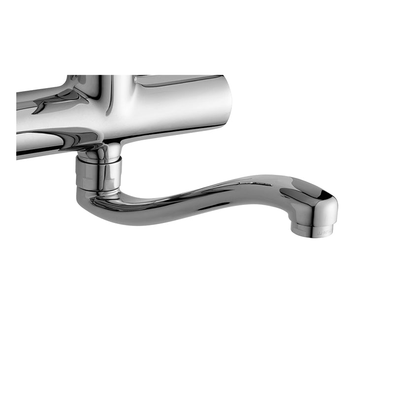 Miscelatore Lavello a Muro Paffoni Green con canna tubo serpente GRE161CR