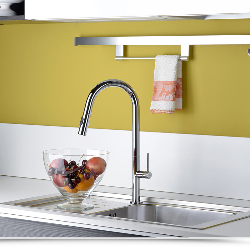 Miscelatore Cucina con doccia estraibile Paffoni Chef CH185CR