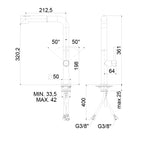 Miscelatore Cucina con doccia estraibile Paffoni Chef CH985CR