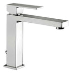 Miscelatore lavabo medio ottone cromo lucido Paffoni Elle con scarico