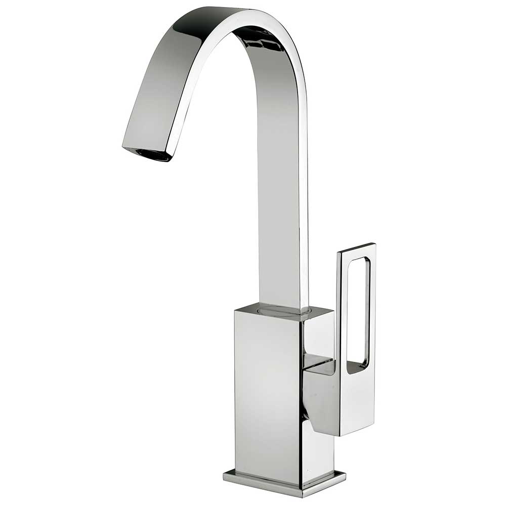 Miscelatore lavabo Paffoni Effe con canna orientabile e scarico