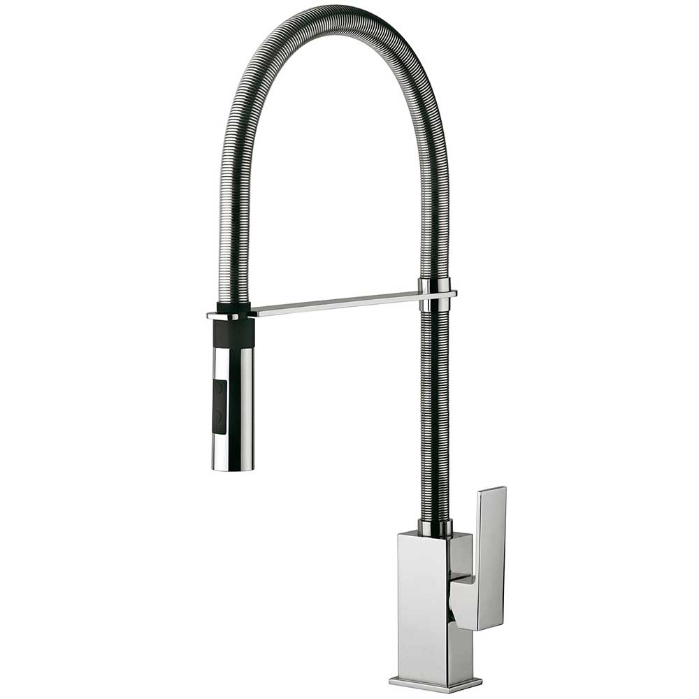 Miscelatore lavello Professional Paffoni Elle con comoda canna orientabile