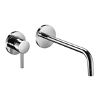 Mscelatore lavabo incasso Paffoni Light con bocca a muro 178 mm