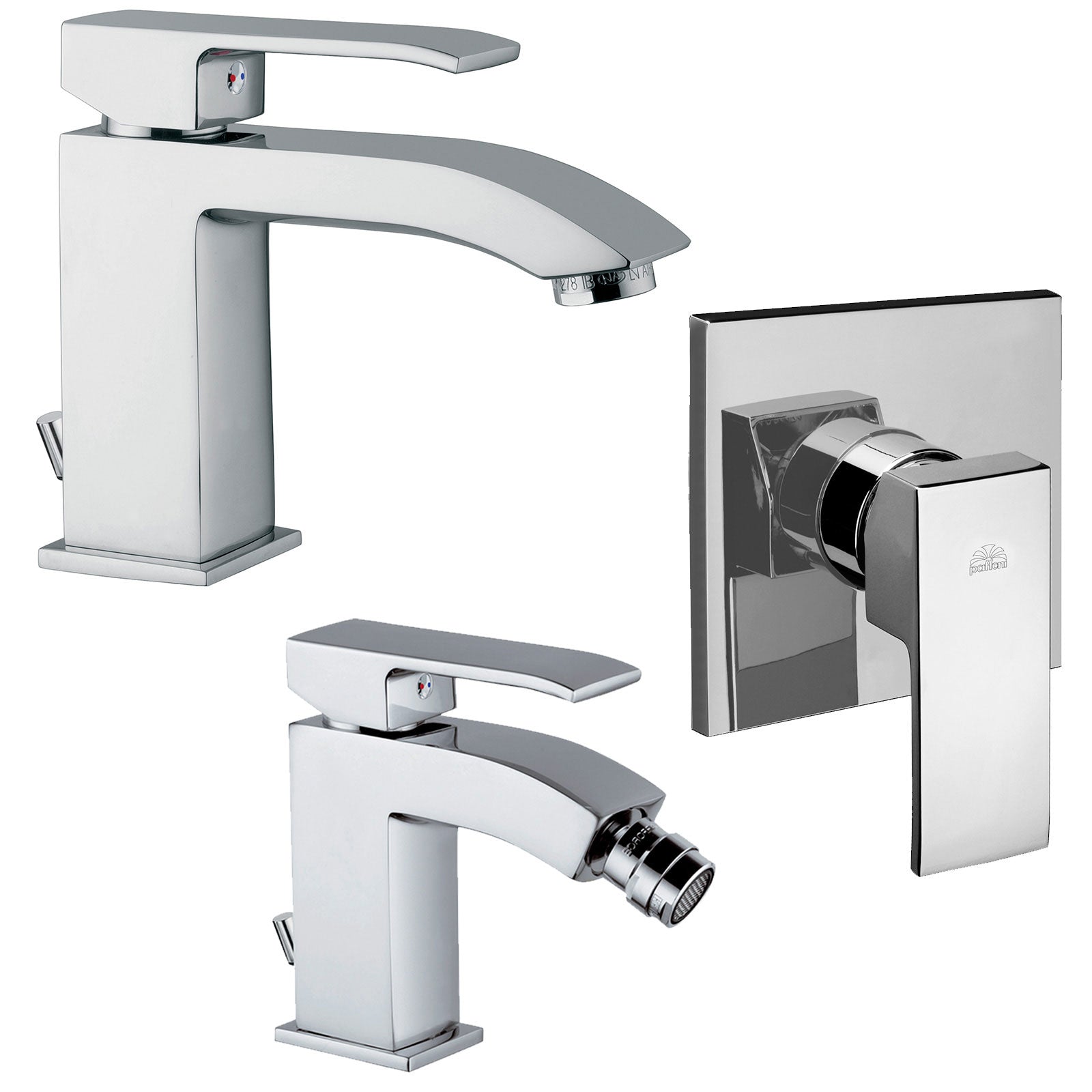 Set di miscelatori da bagno Paffoni Level lavabo