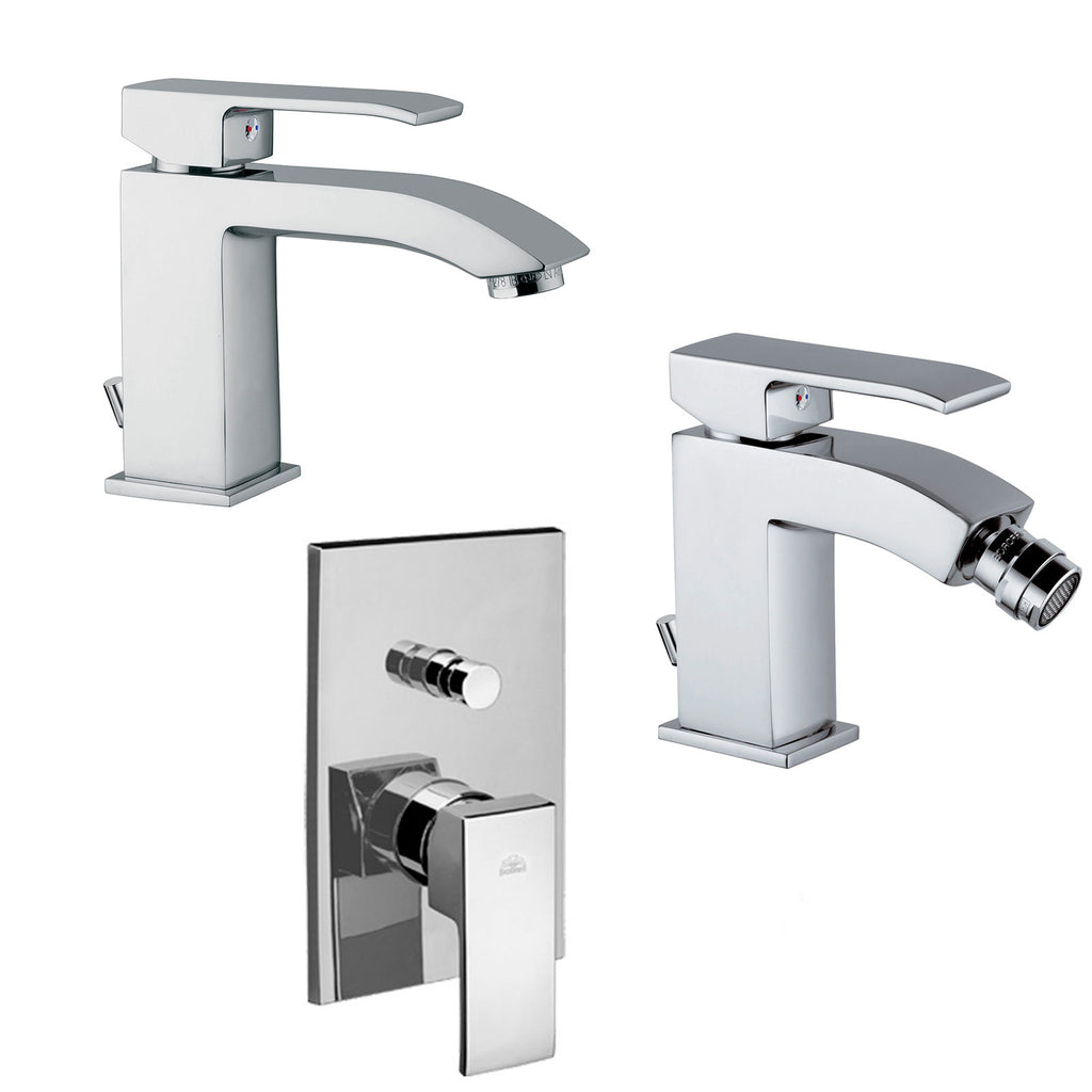 Set di miscelatori da bagno Paffoni Level lavabo