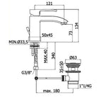 Set di miscelatori da bagno Paffoni Level lavabo