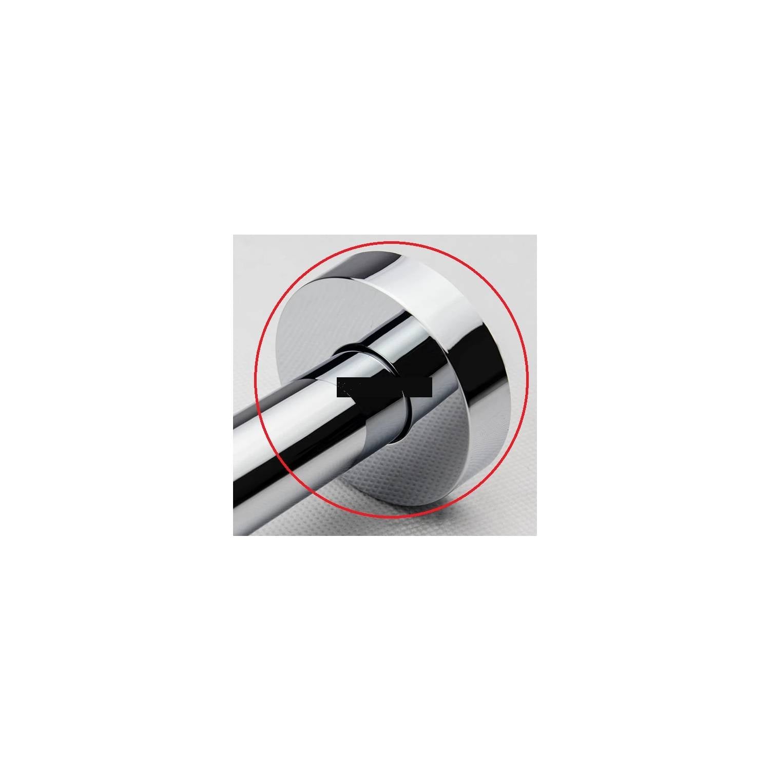 Rosone abs codice ZSOF051CR con guarnizione per braccio doccia Paffoni