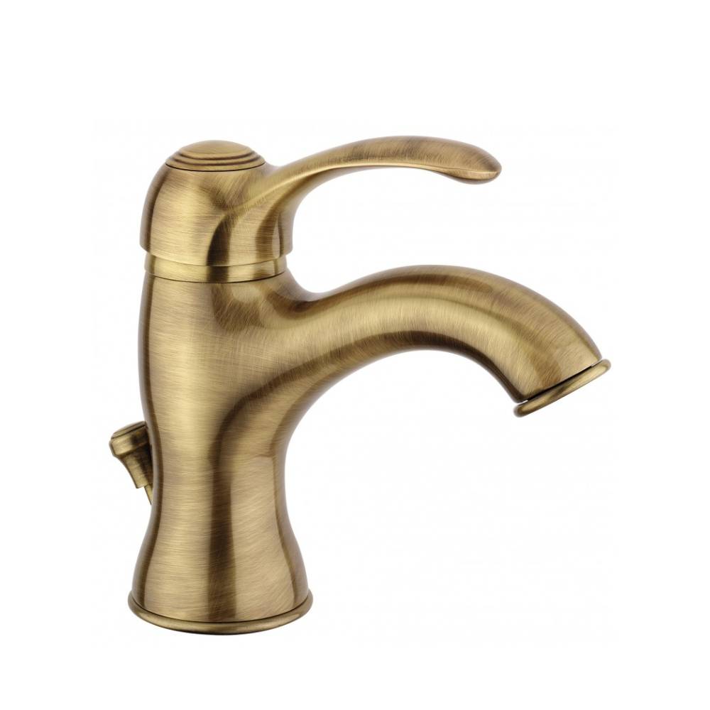 Miscelatore lavabo con scarico serie Flavia modello FA075BR colore bronzo Paffoni