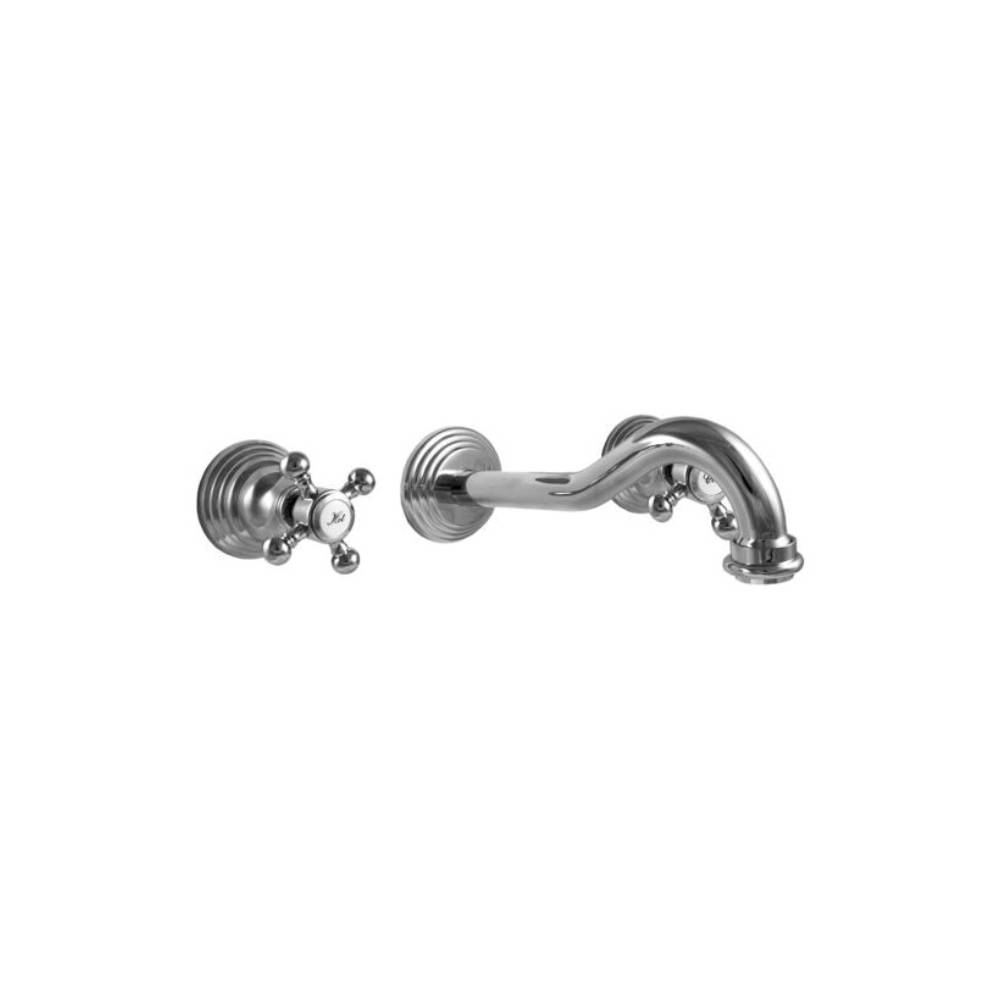 Batteria lavabo incasso 3 fori serie Belinda modello FBLV003CR cromato Paffoni