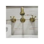 Batteria lavabo incasso 3 fori serie Belinda modello FBLV008BR colore bronzo Paffoni