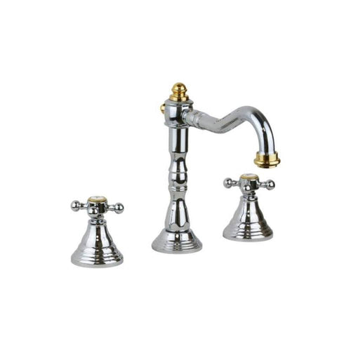 Batteria lavabo serie Belinda modello FBLV055CO cromato oro Paffoni