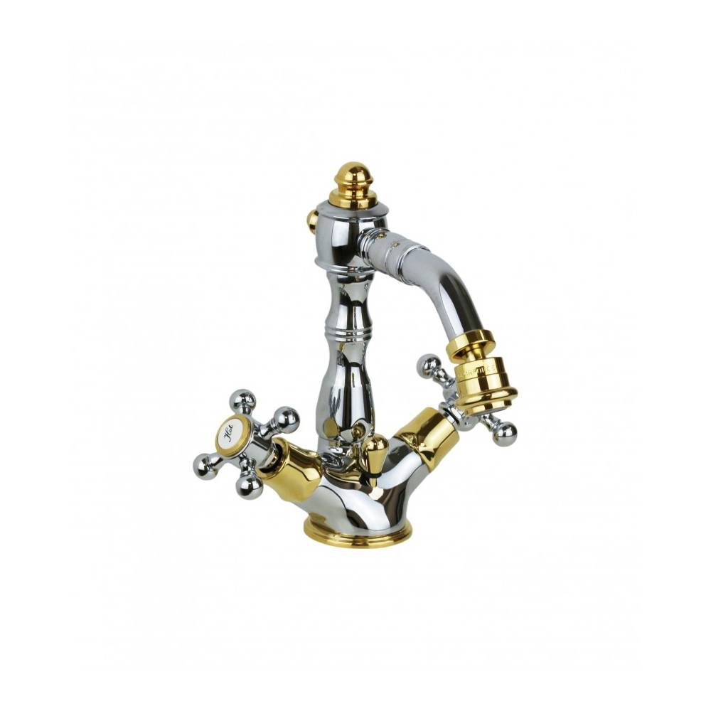 Gruppo monoforo bidet serie Belinda modello FBLV135CO cromato oro Paffoni