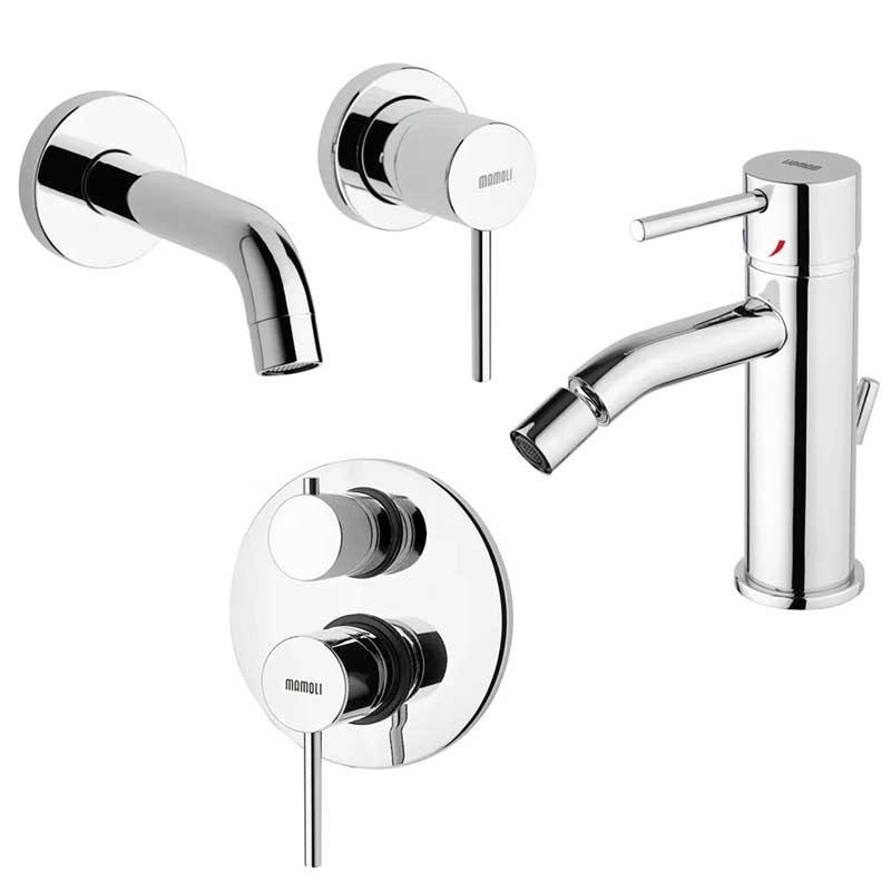 Set di Rubinetti Doccia con Deviatore