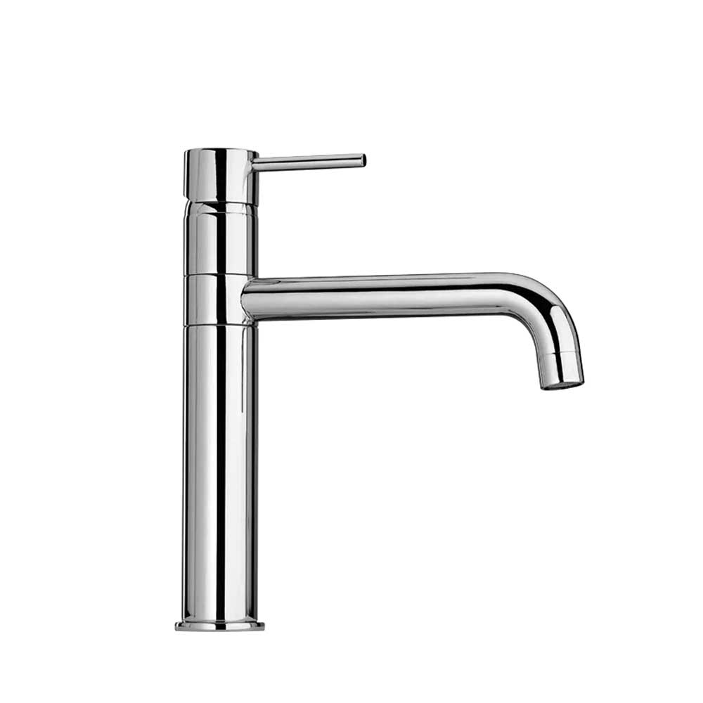 Miscelatore monocomando per lavello cucina con canna rotante in ottone Cromo collezione Pico di Mamoli Rubinetterie